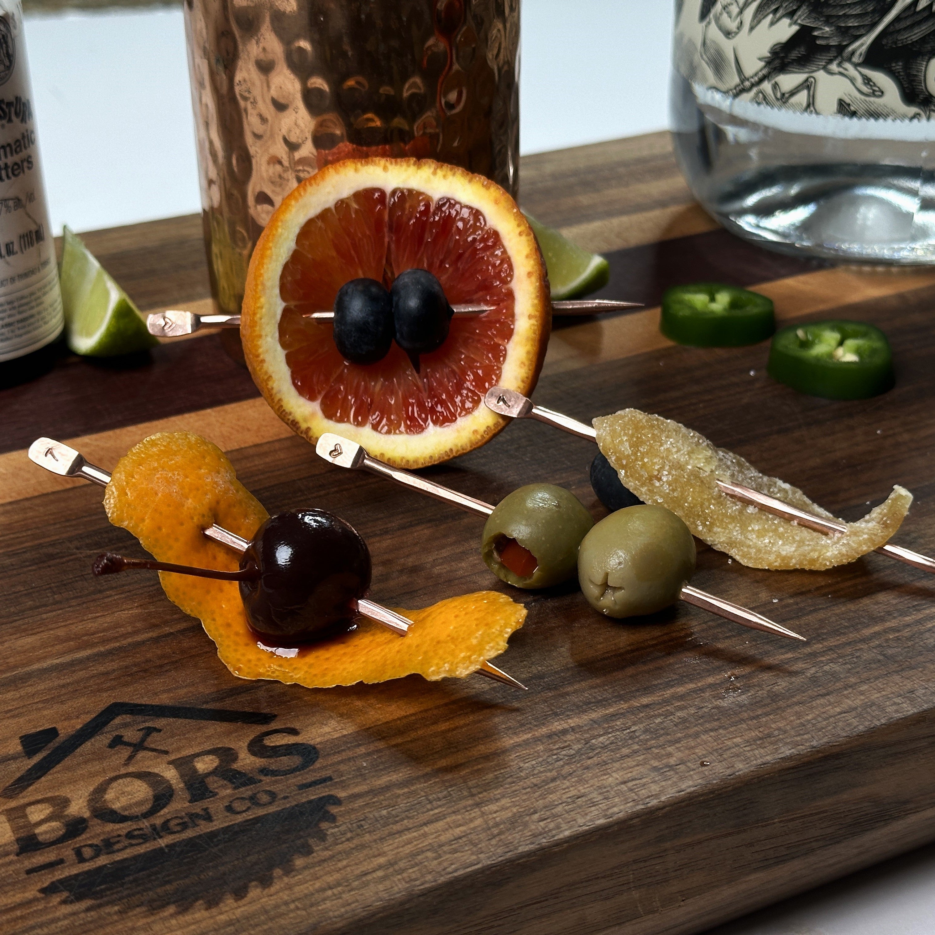 Copper Cocktail Picks